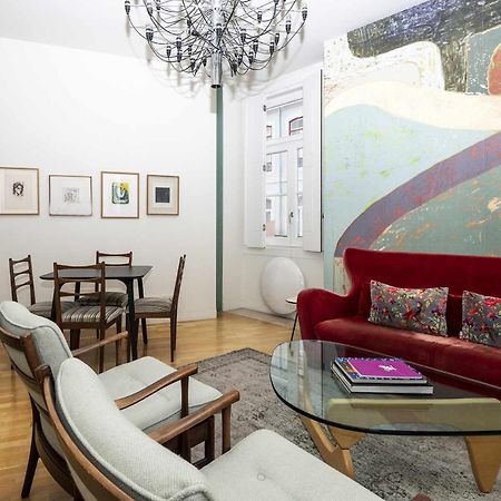 Italian Design Apartment In Principe Real Lisbona Esterno foto