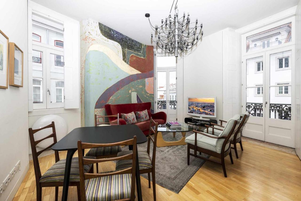 Italian Design Apartment In Principe Real Lisbona Esterno foto